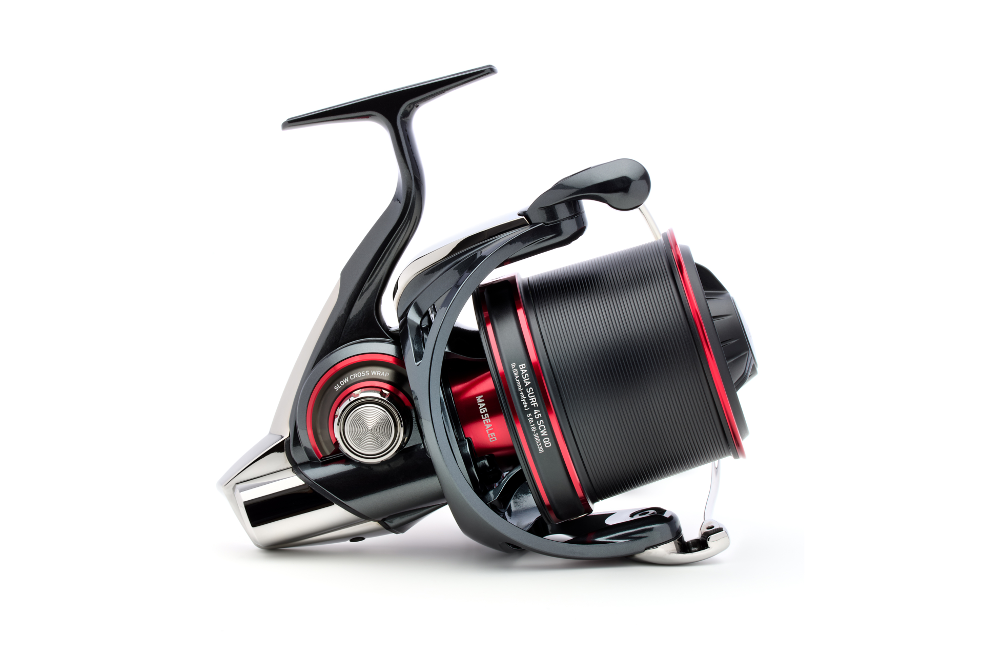 26 Tournament Basia Surf 45 SCW QD <span>| Big Pit Rolle | mit 45mm Spulenhub</span>