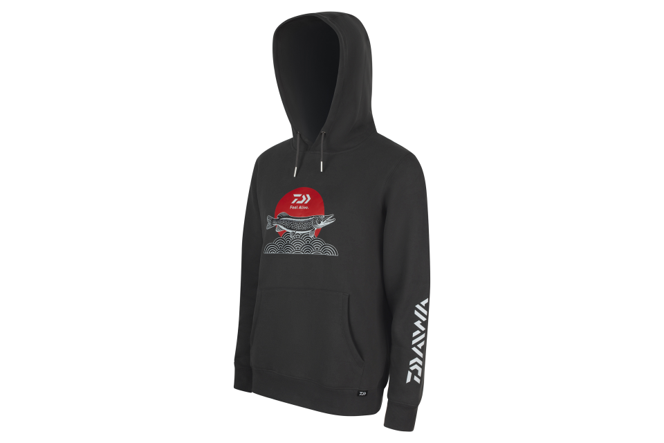Daiwa Hoodie Japan Pike <span>| Kapuzenpullover | charcoal</span>
